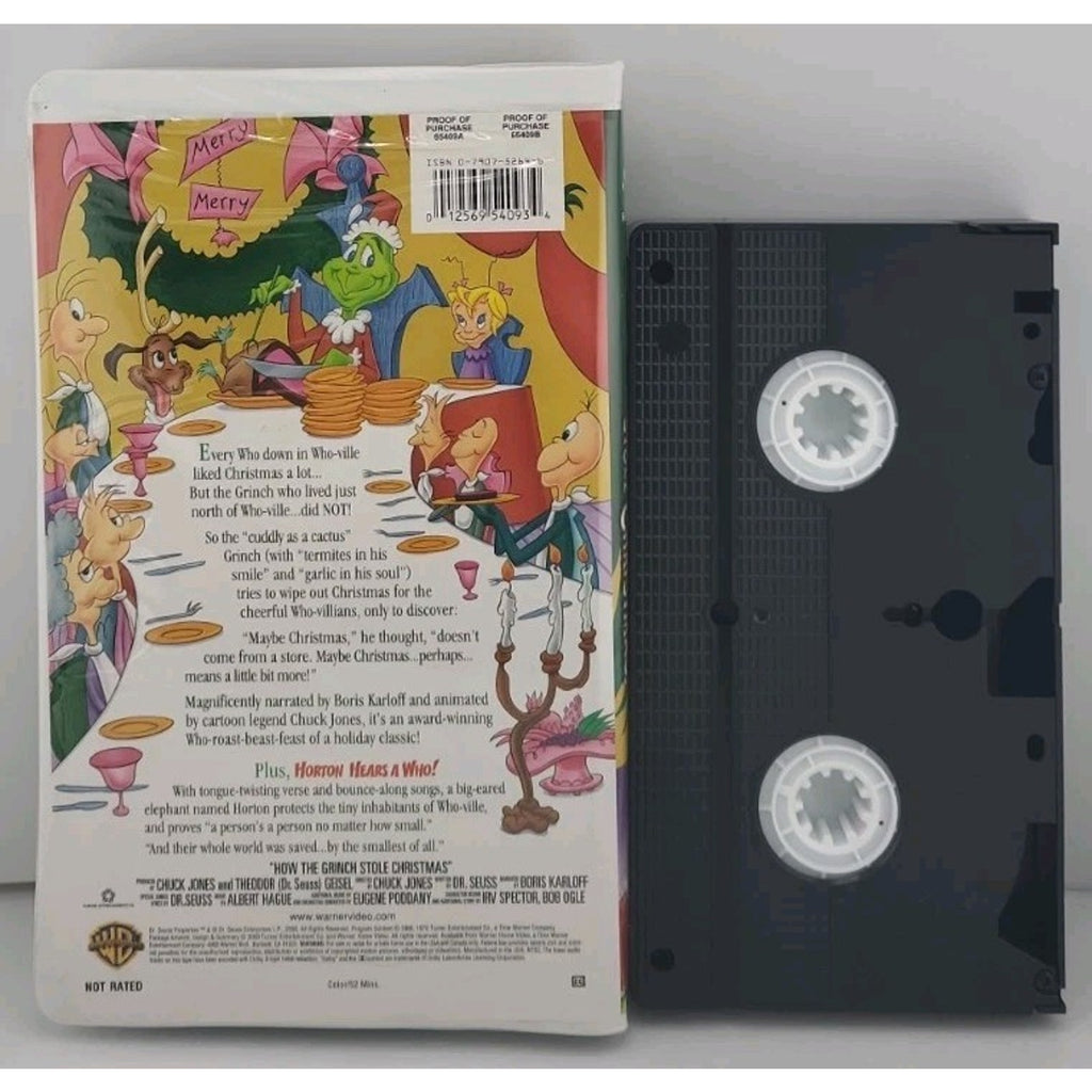 How the Grinch Stole Christmas (VHS, 2000, Clam Shell)