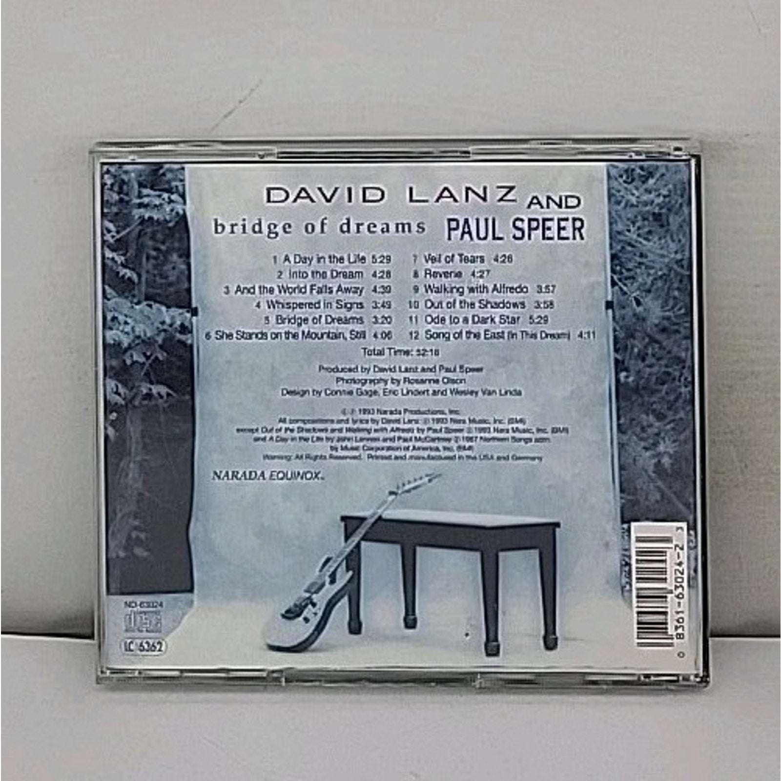 Bridge of Dreams by David Lanz/Paul Speer (CD, Aug-1993, Narada)