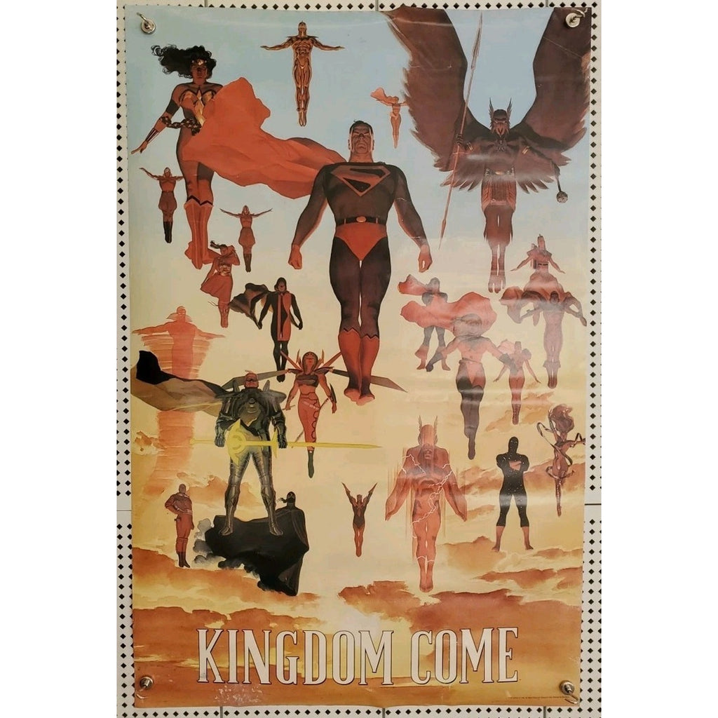 Kingdom Come DC Comic Poster 1996 22x34