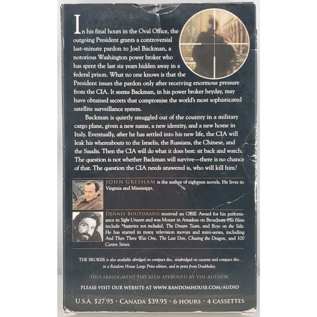 The Broker By John Grisham Cassettes