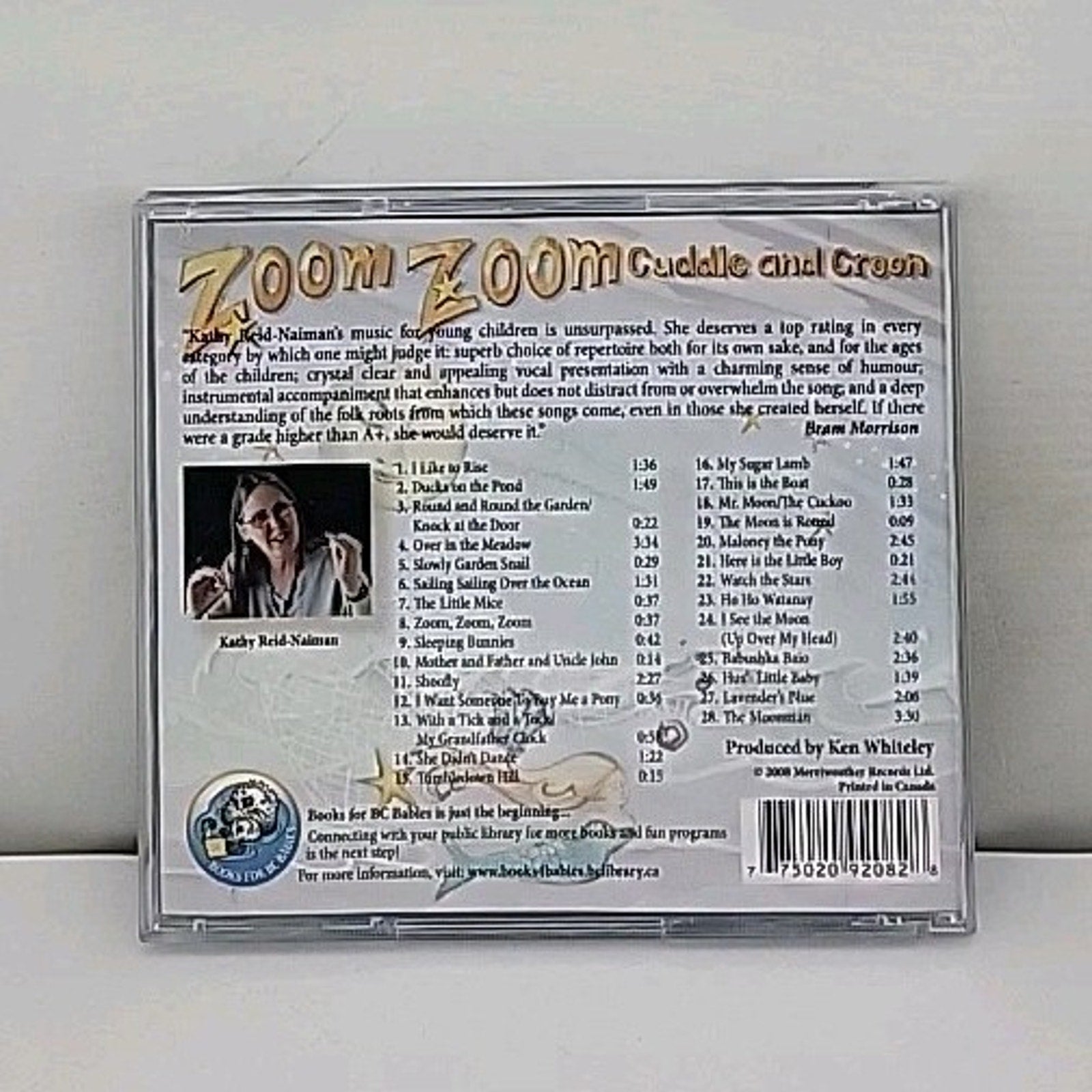 Zoom Zoom Cuddle and Croon by Kathy Reid-Naiman (CD, 2012)