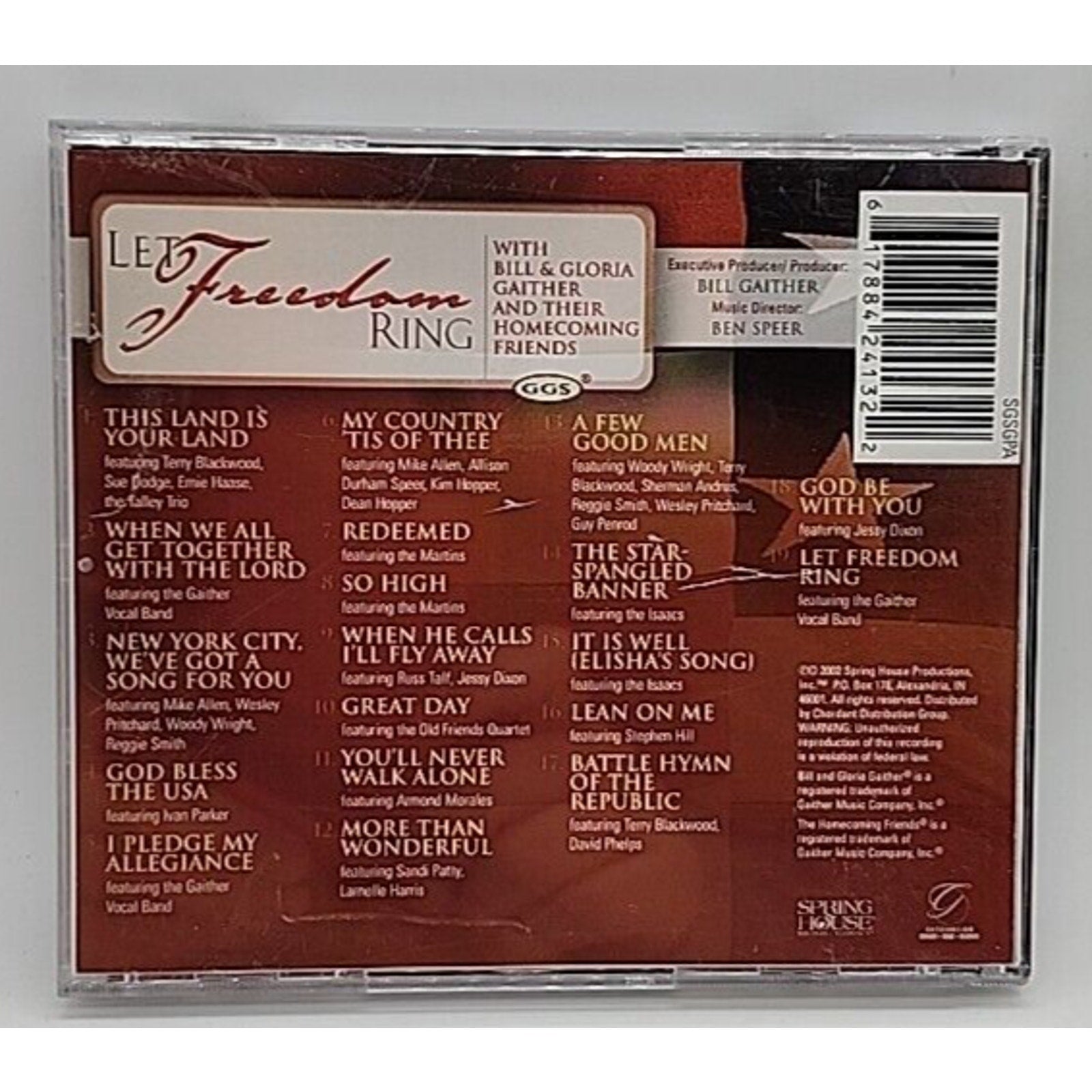 Let Freedom Ring by Bill Gaither (CD, 2002)