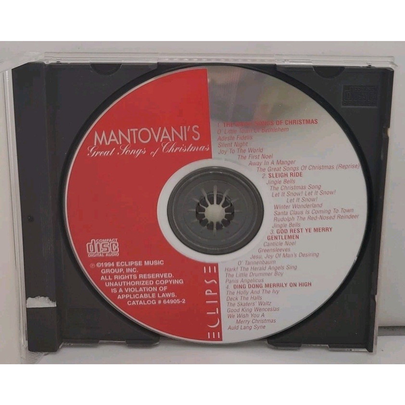 Mantovani's Great Songs of Christmas by Mantovani/Mantovani Orchestra (CD)