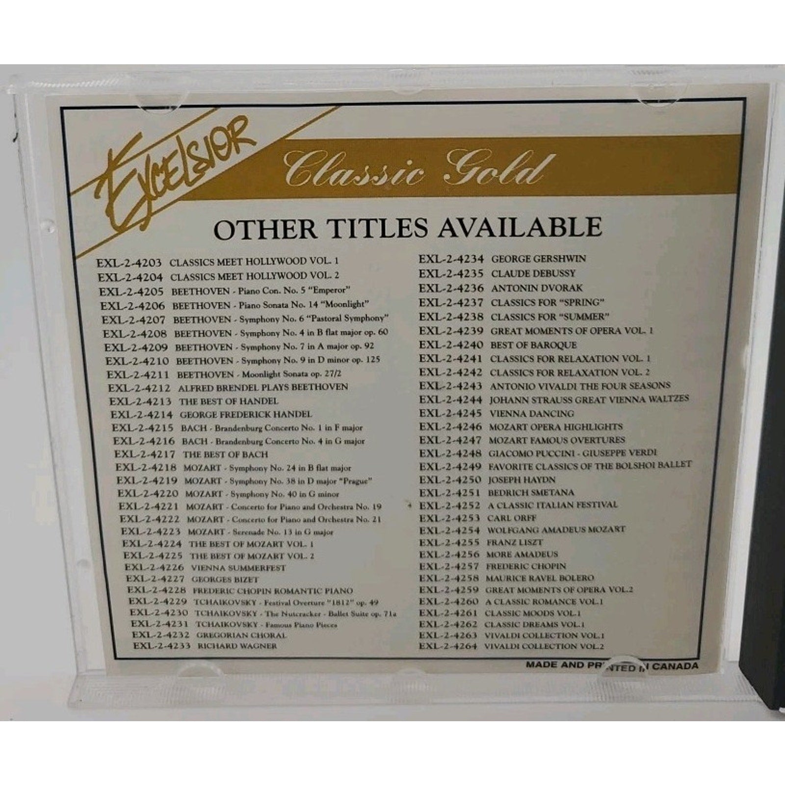 Classic Gold Johann Sebastian Bach (CD)
