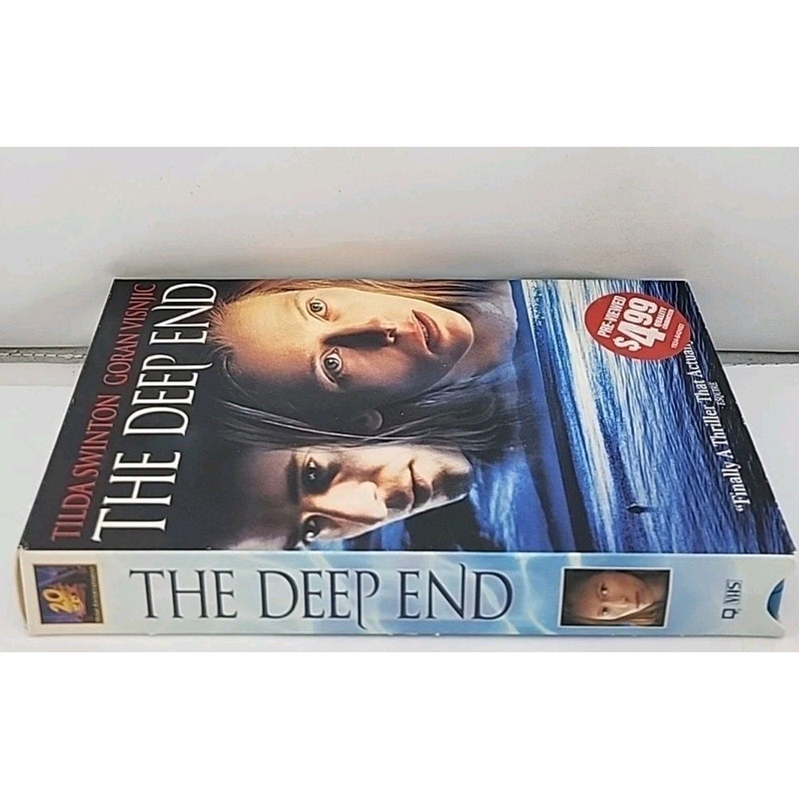The Deep End VHS Blue Cassette
