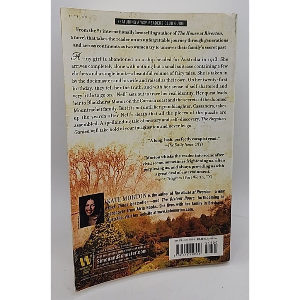 Forgotten Garden : A Novel by Kate Morton (2010, Trade Paperback)