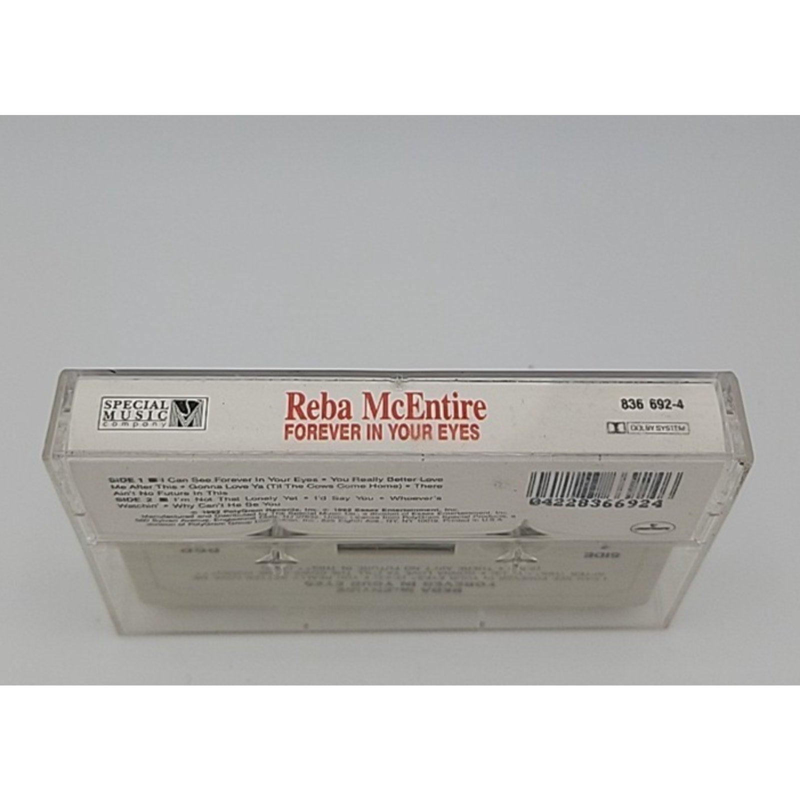 Reba McEntire Forever In Your Eyes (Cassette)
