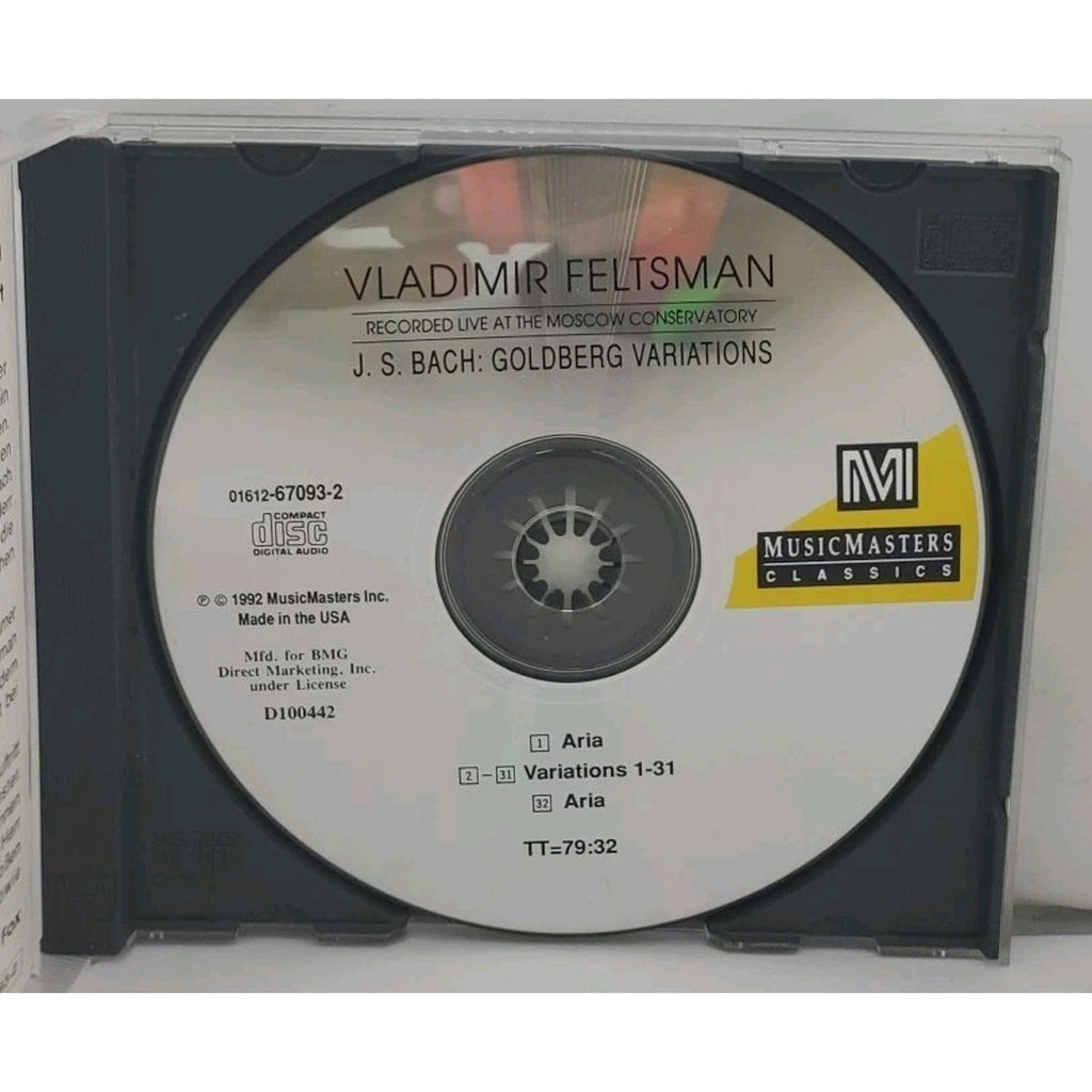 Vladimir Feltsman, Johann Sebastian Bach - Goldberg Variations - (CD)