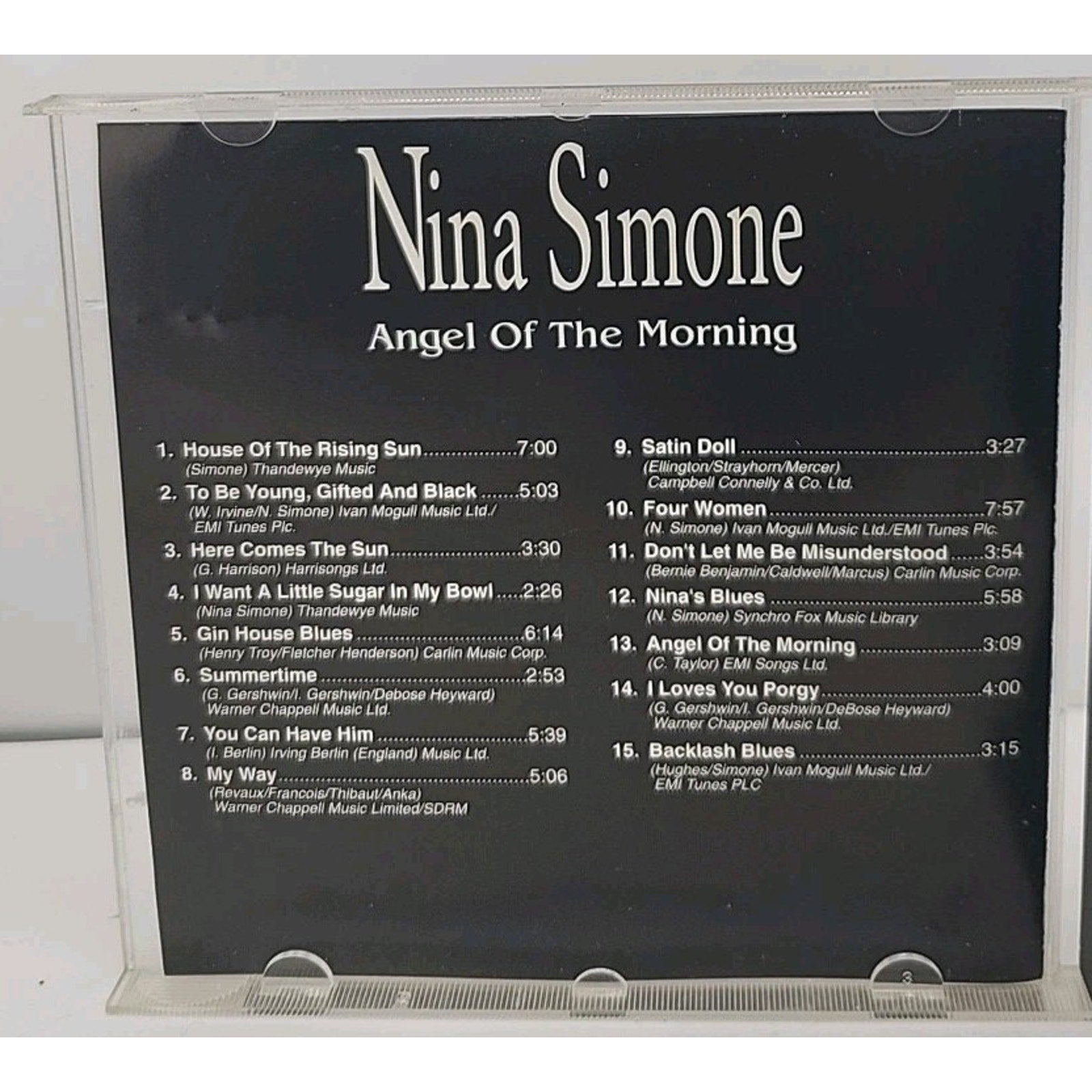 Angel of the Morning by Nina Simone (CD, Apr-1999, Elap Records)