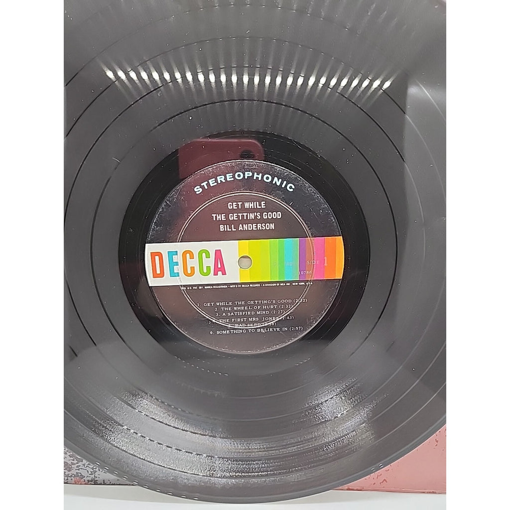 Get While the Gettin's Good by Bill Anderson (Record)