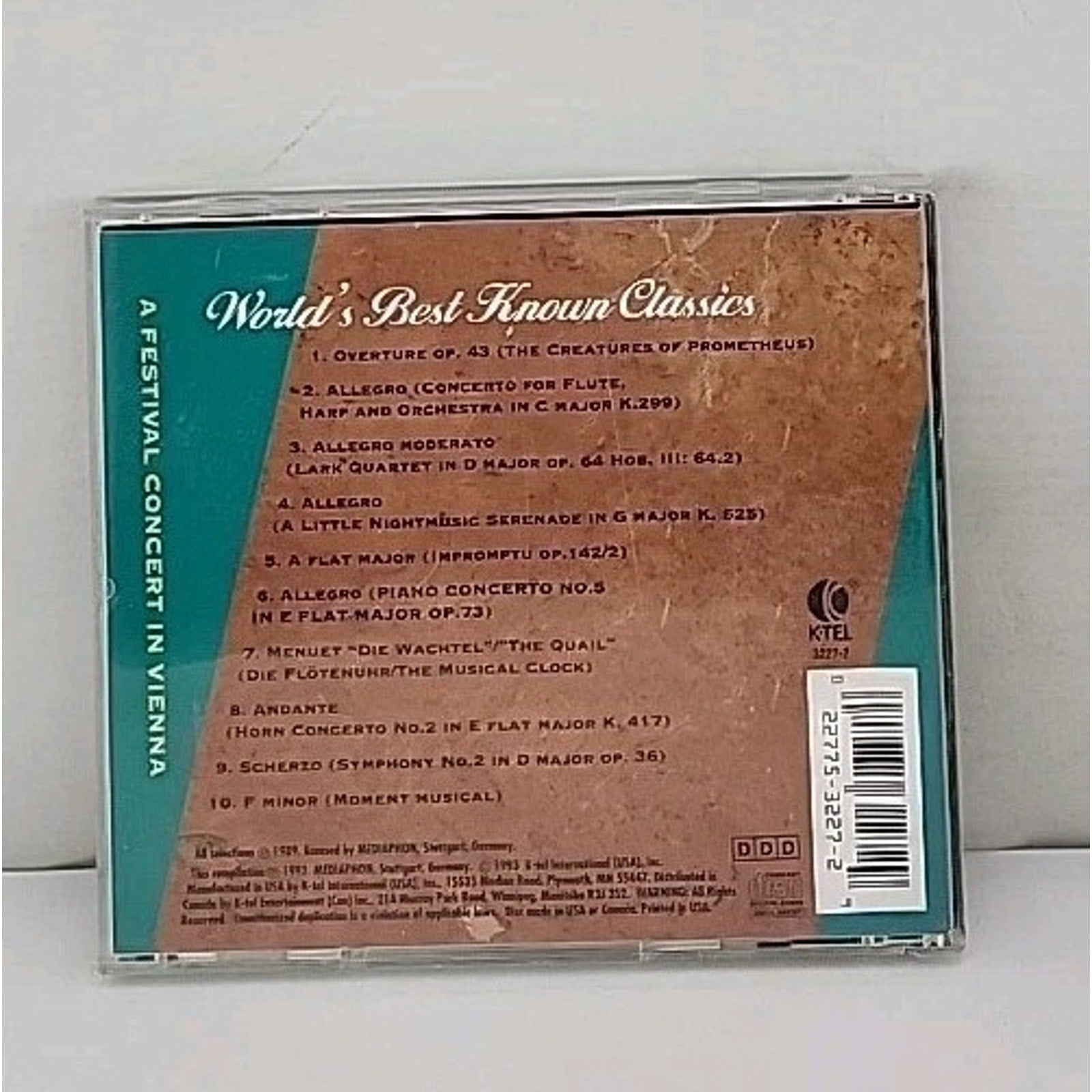 World's Best Known Classics: A Festival Concert In Vienna (CD)