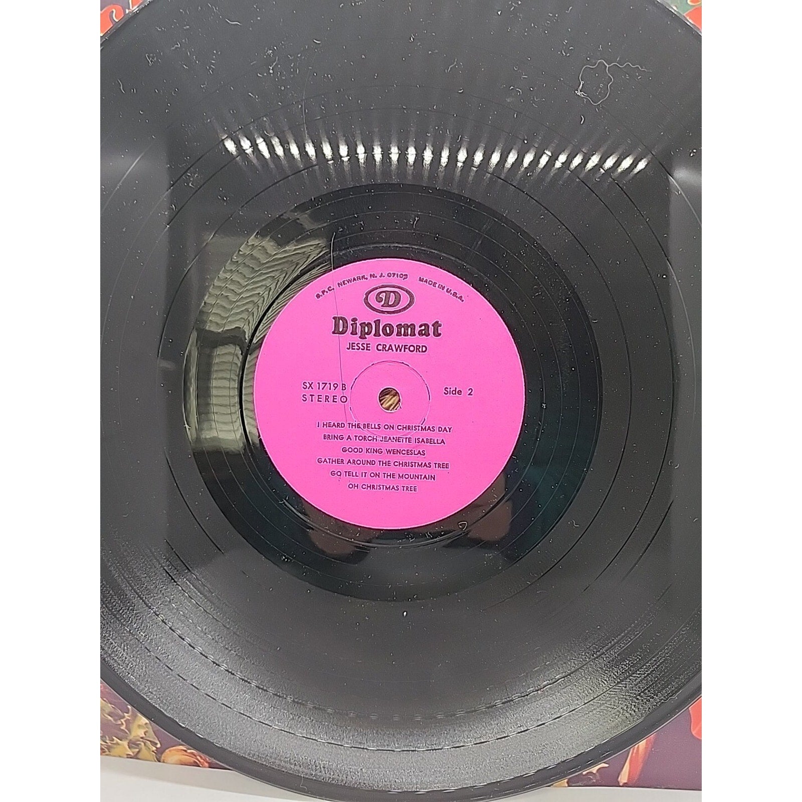Jesse Crawford - Christmas Organ And Chimes Diplomat (Record)