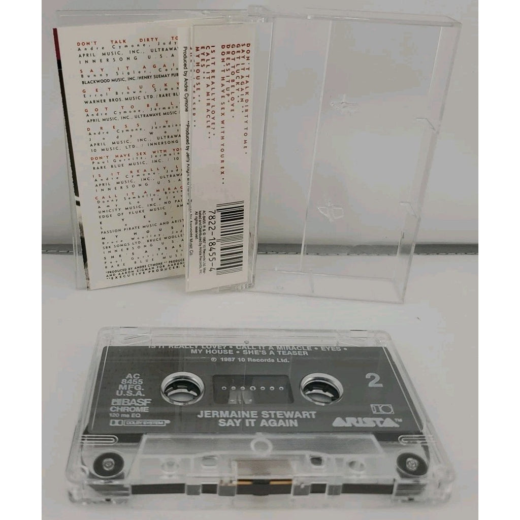 Jermaine Stewart - Say It Again - Cassette