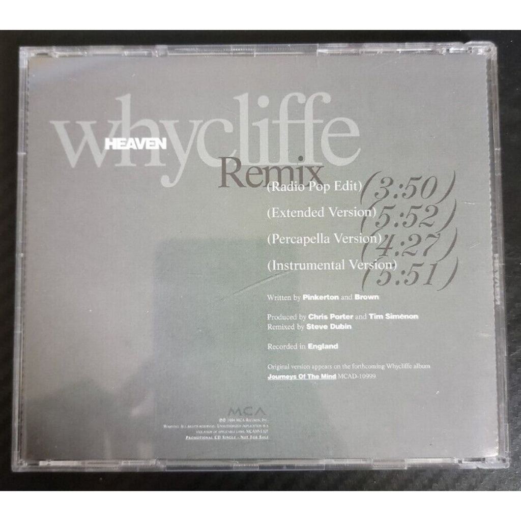 WhyCliffe Heaven Remix (CD)