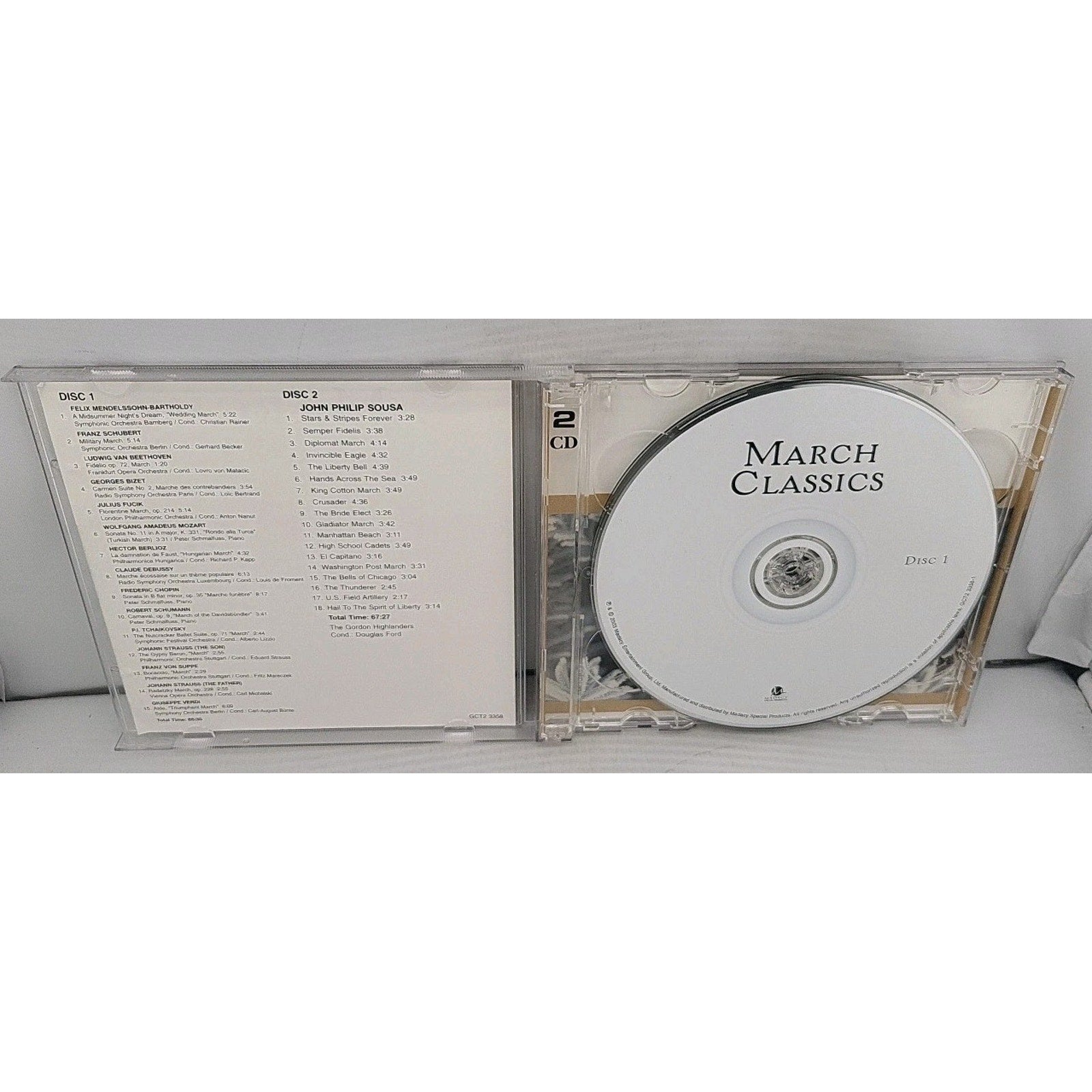 March Classics by Mendelssohn / Chopin / Verdi (CD, 2004) 2 Disc