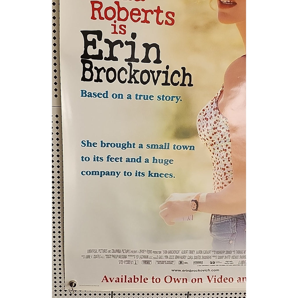 2000 Erin Brockovich Original One Sheet Rolled Movie Store Poster 27X40