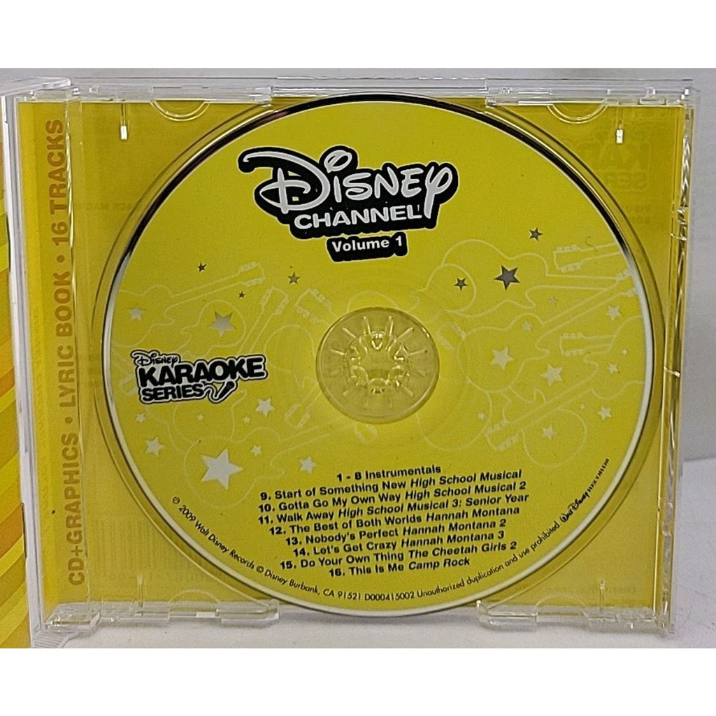 Disney Karaoke: Disney Channel, Vol. 1 by Various (CD, 2009)