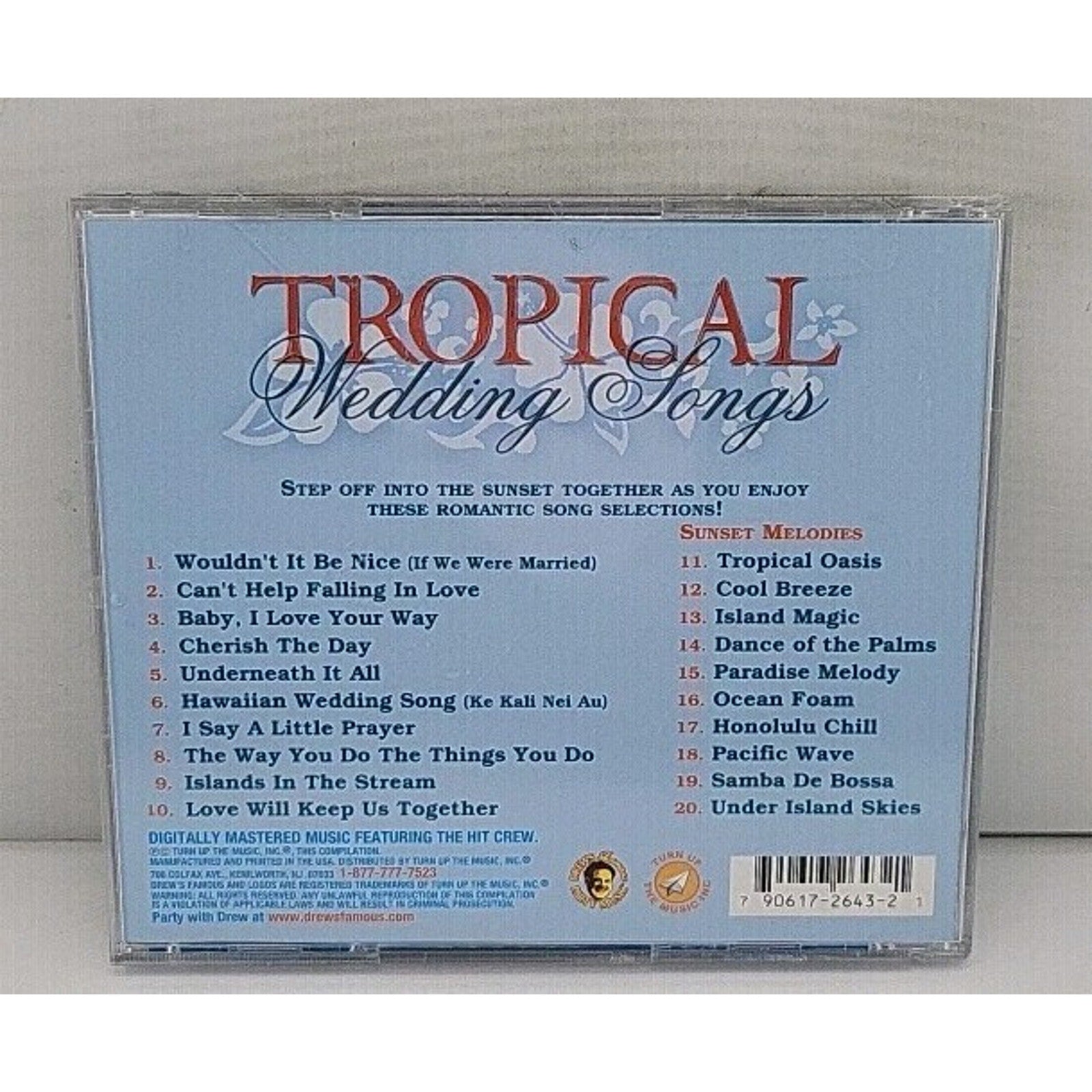 Tropical Wedding Songs (CD)