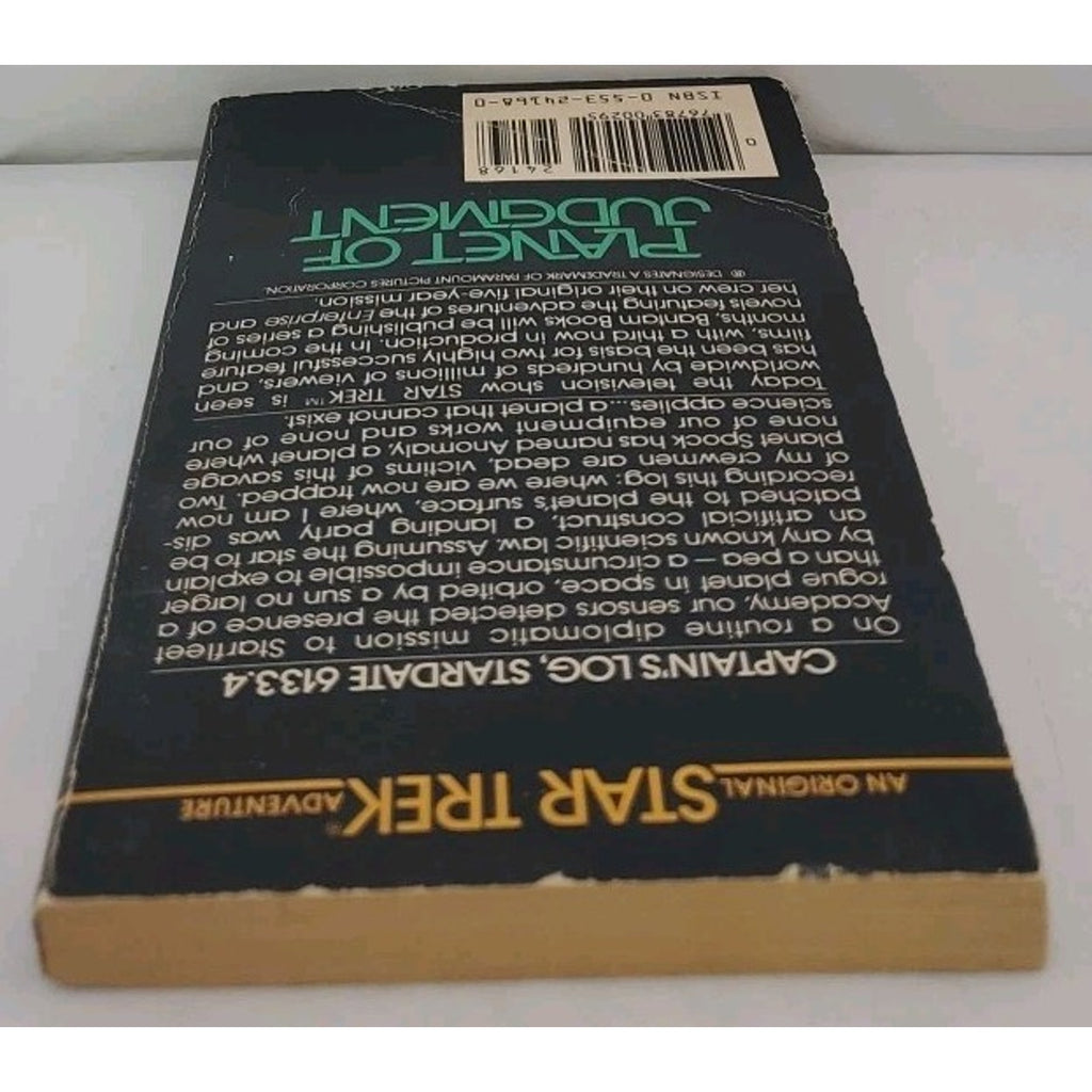 Star Trek: Planet of Judgment by Joe Haldeman 1984 Bantam Paperback