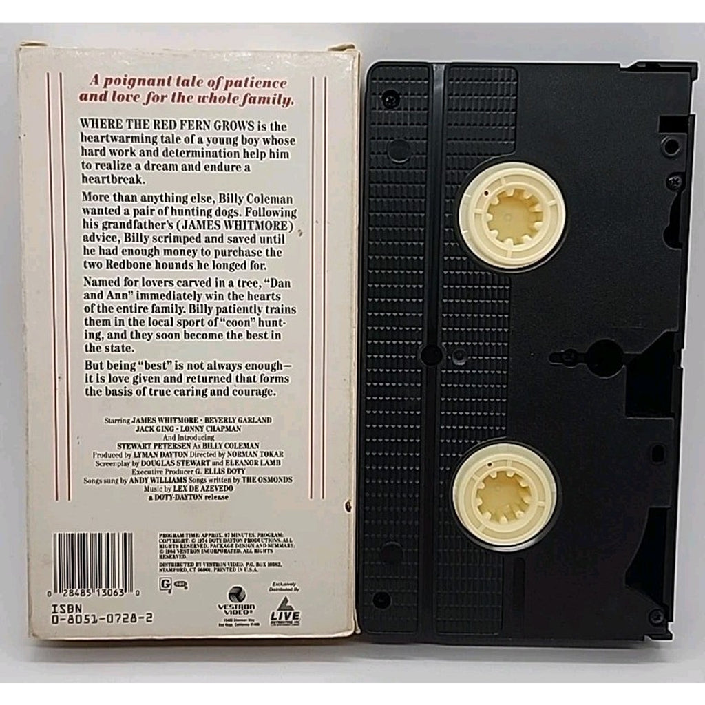 Where the Red Fern Grows (VHS)