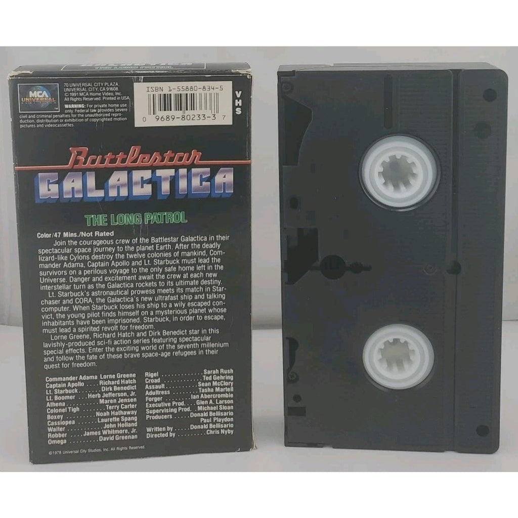 Battlestar Galactica - The Long Patrol (VHS, 1996)