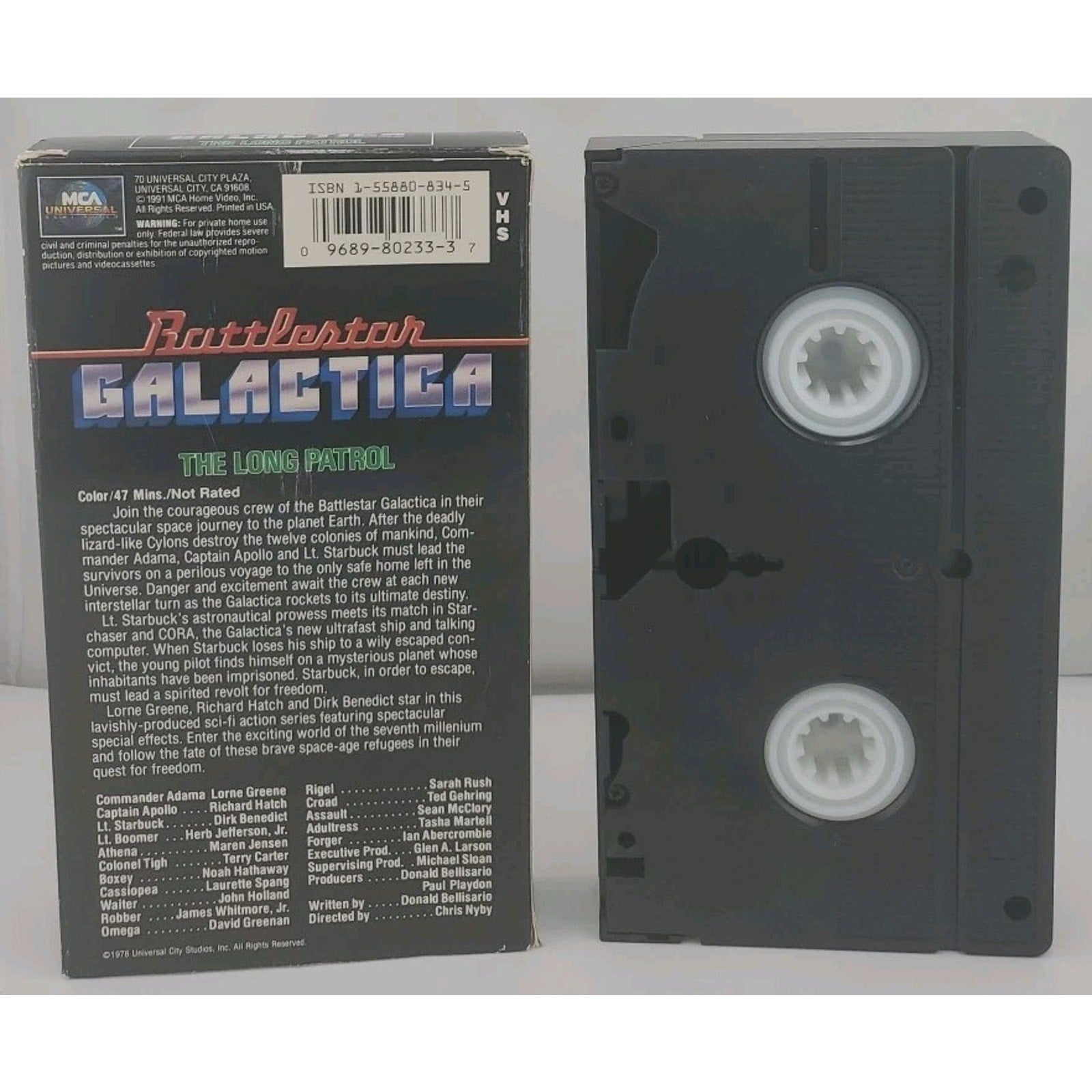 Battlestar Galactica - The Long Patrol (VHS, 1996)