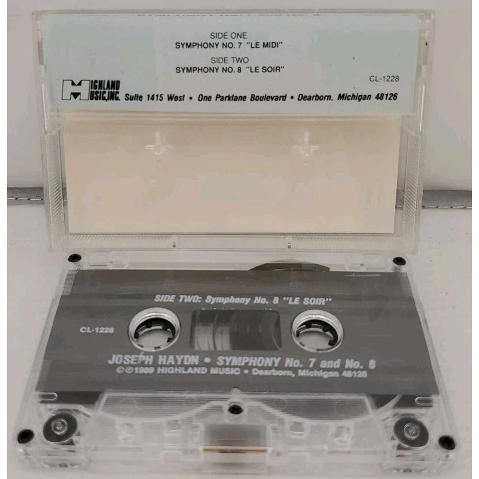 Franz Joseph Haydn Symphony No. 7 And No. 8 (Cassette)