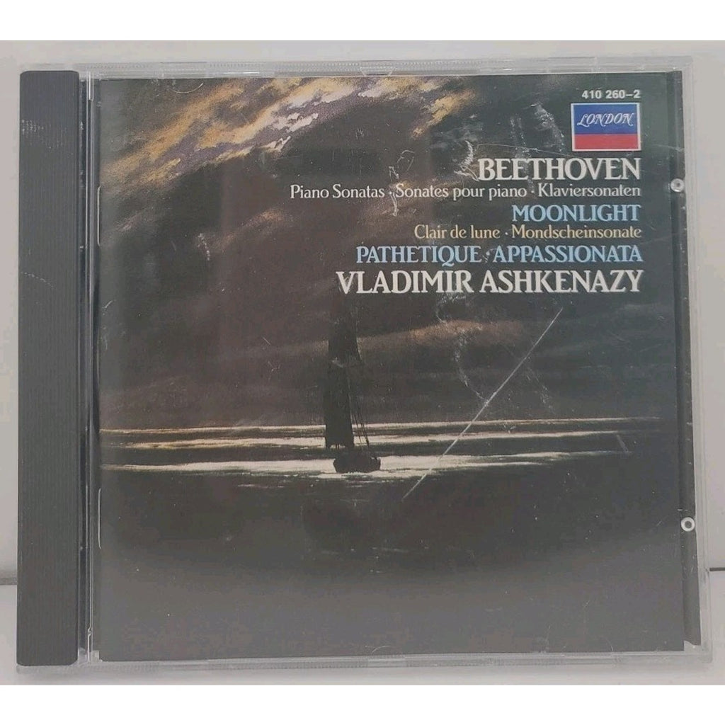 Piano Sonatas 8 Pathetique 14 Moonlight by Vladimir Ashkenazy (CD, 1990)