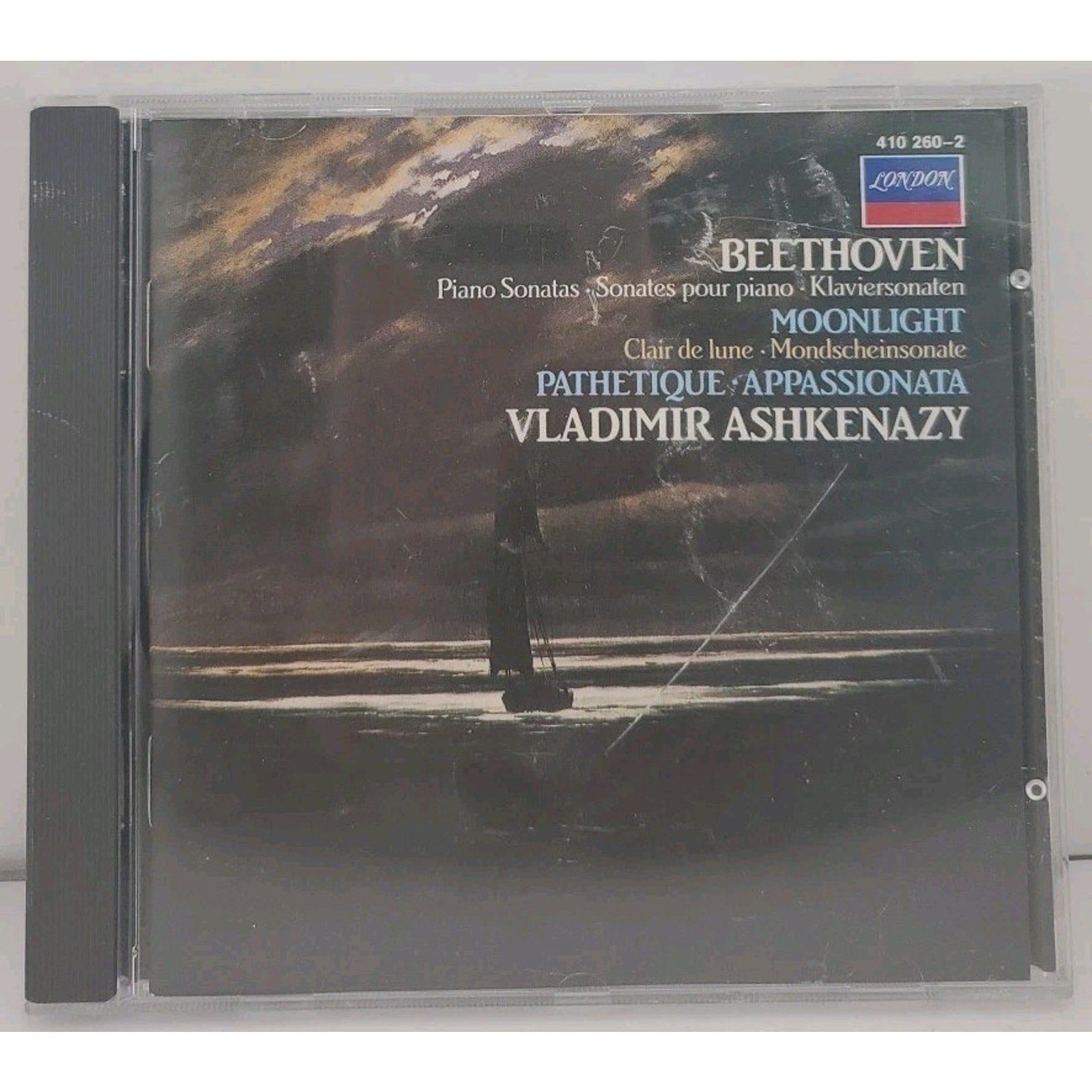 Piano Sonatas 8 Pathetique 14 Moonlight by Vladimir Ashkenazy (CD, 1990)