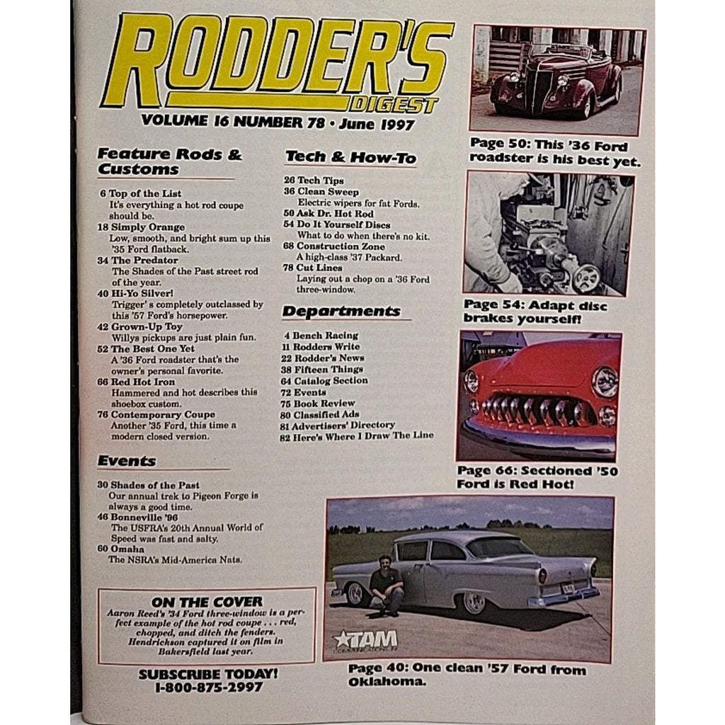 Rodder's Digest Magazine June 1997 Volume 16 Number 78