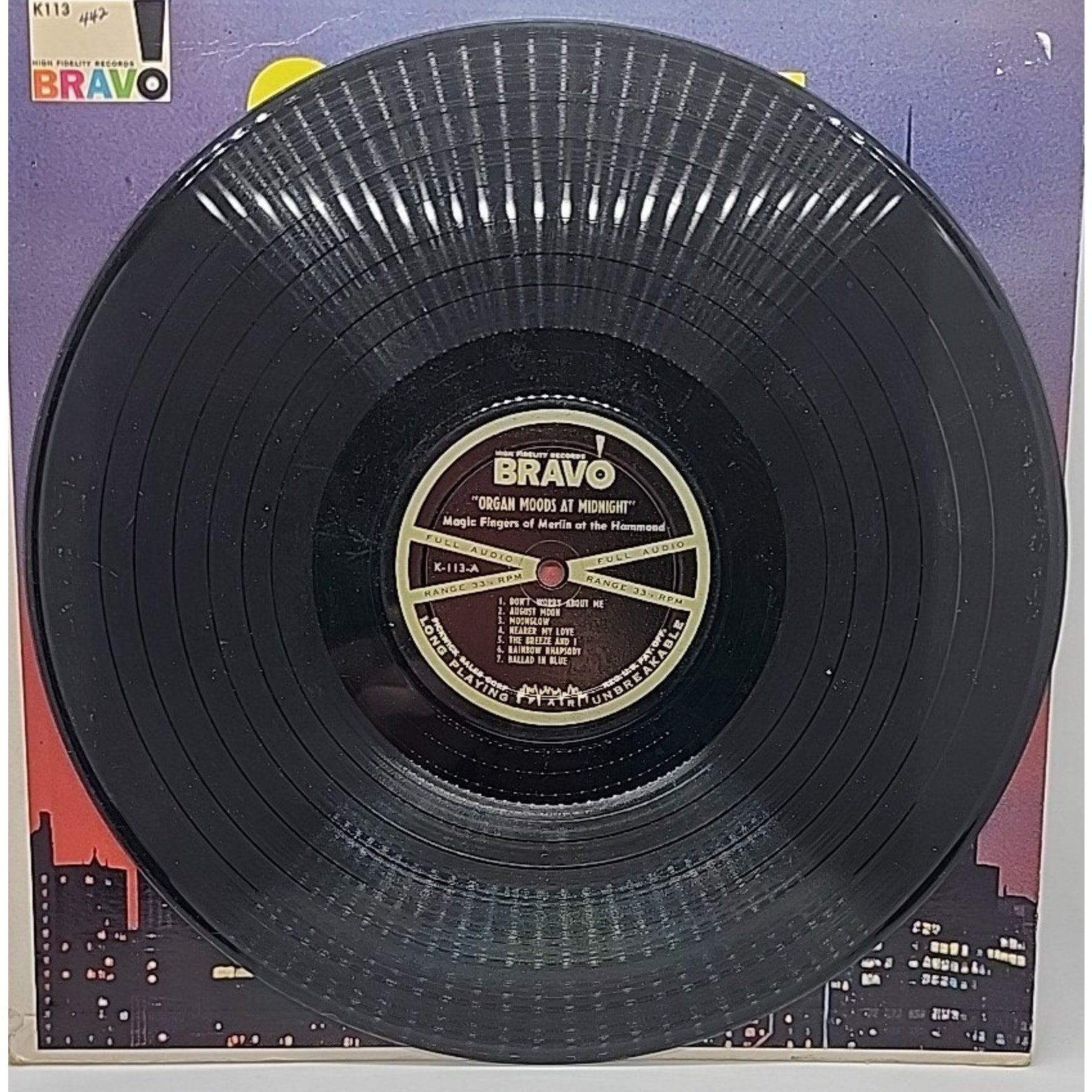 Merlin - Organ Moods at Midnight (Record)