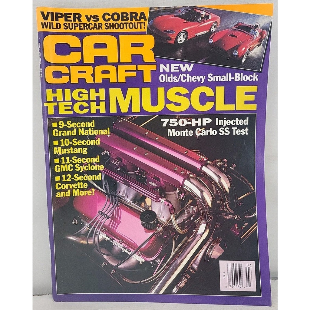 Car Craft Magazine - March 1992 - Volume 40 Number 3