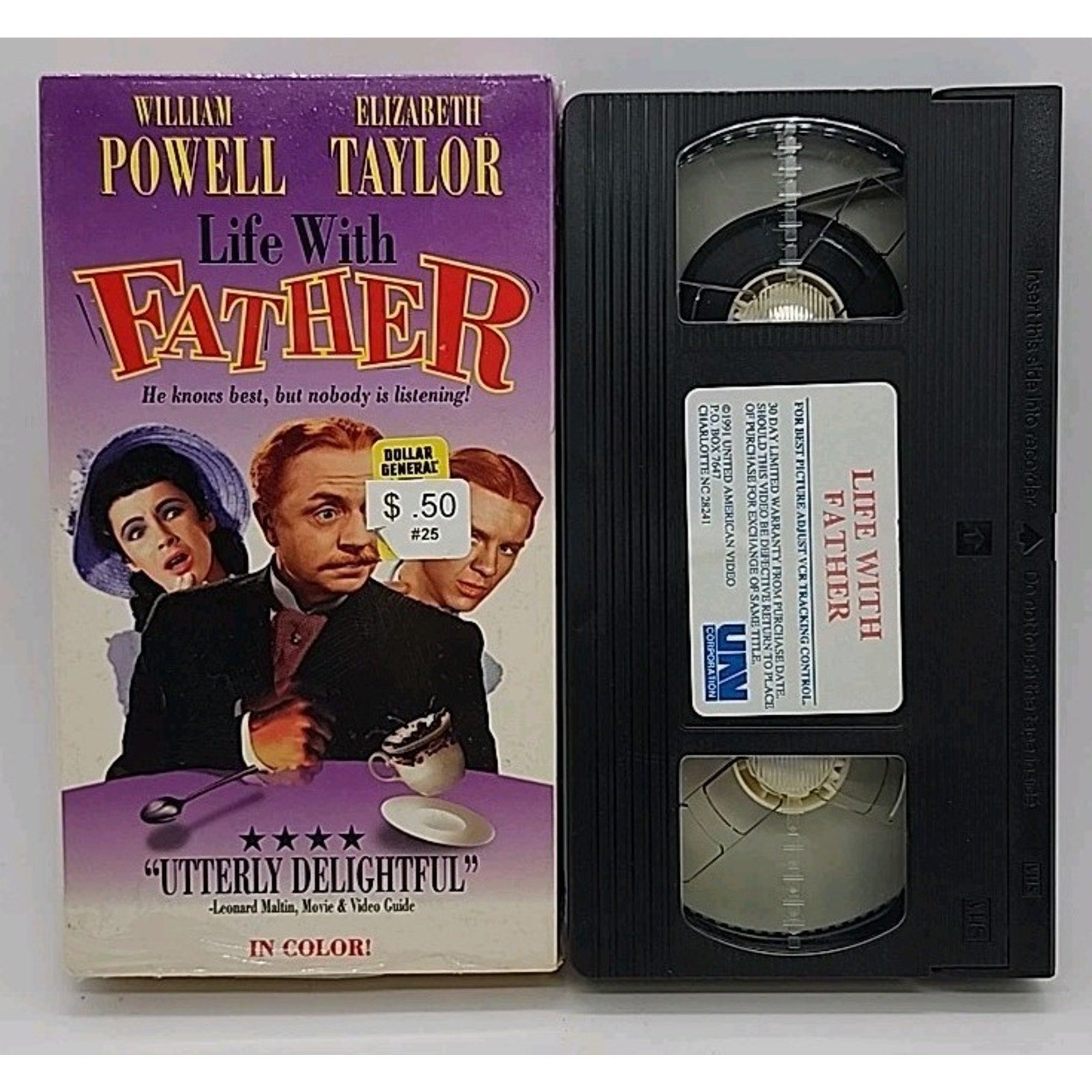 Life With Father (VHS, 1994)