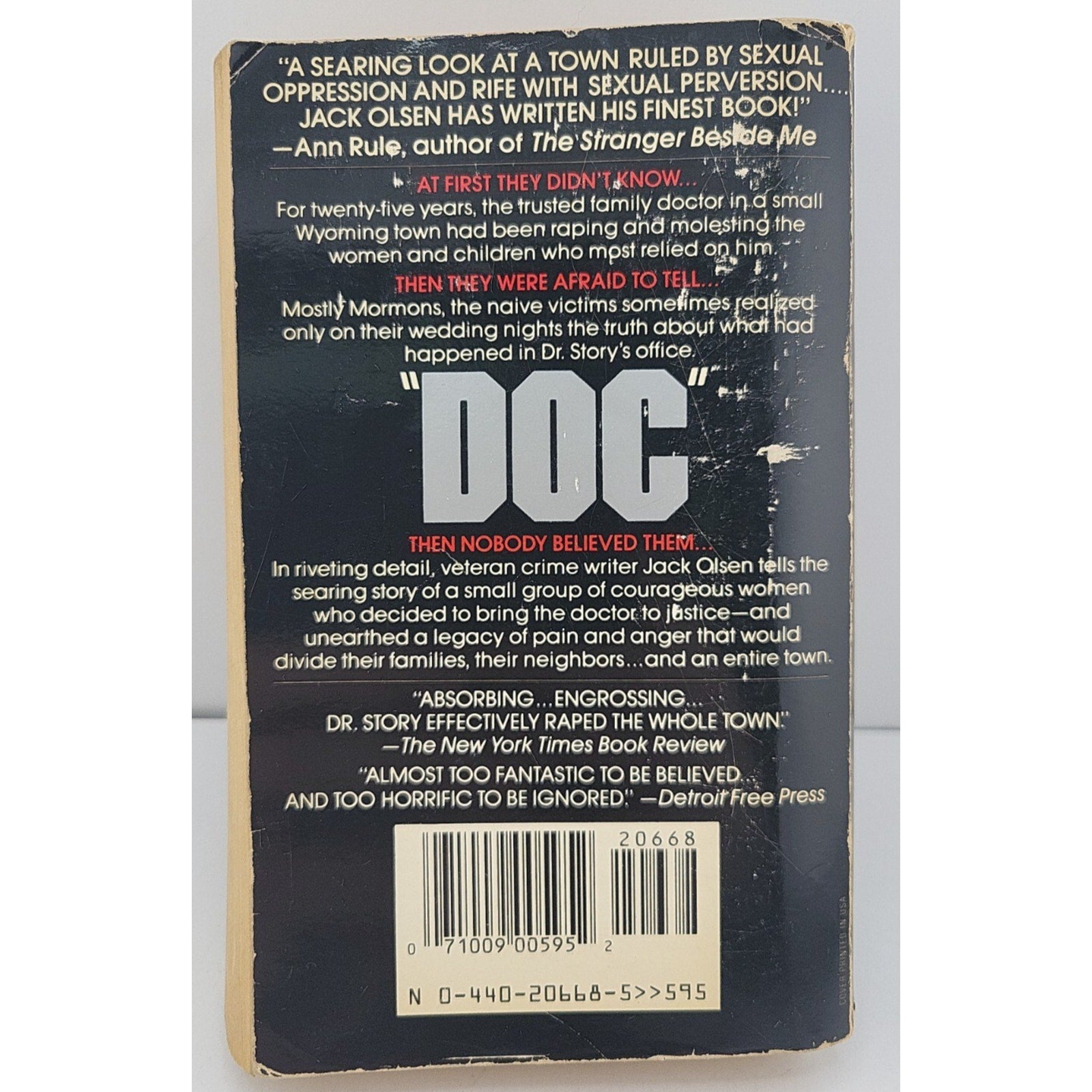 Doc : The Rape of the Town of Lovell by Jack Olsen (1990, Mass Market)