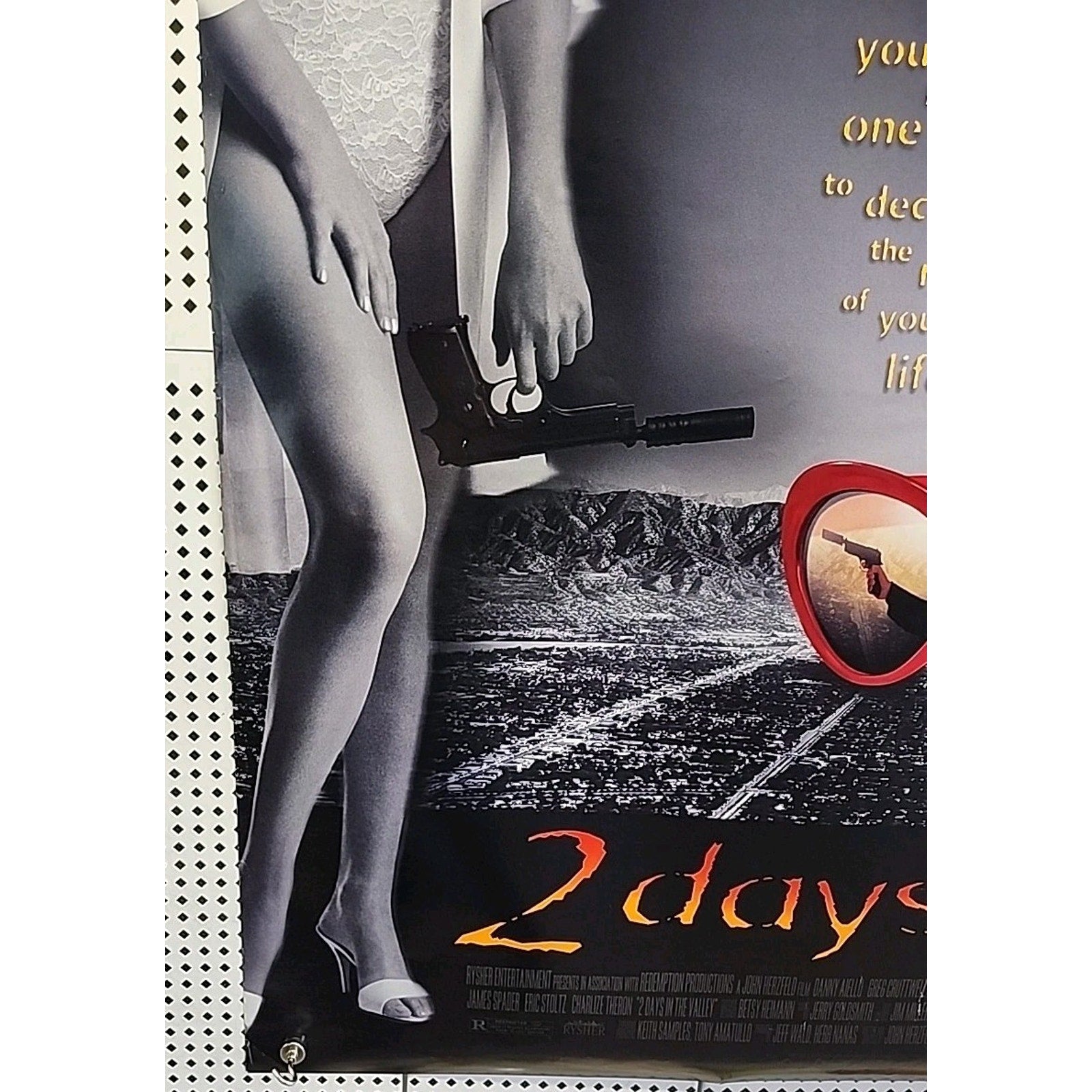 2 Days In The Valley 1996 Double-Sided Movie Poster 27x40 Terri Hatcher