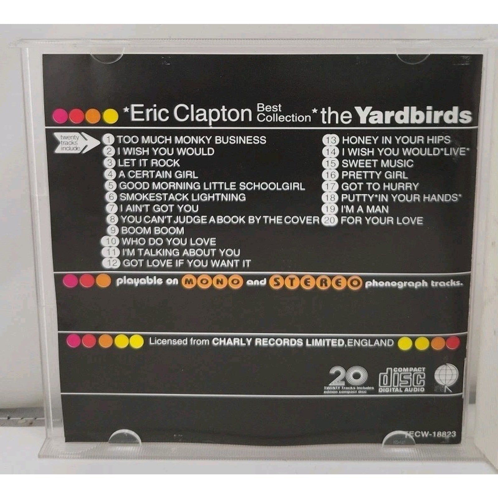 Eric Clapton Best Collection/Yardbirds CD