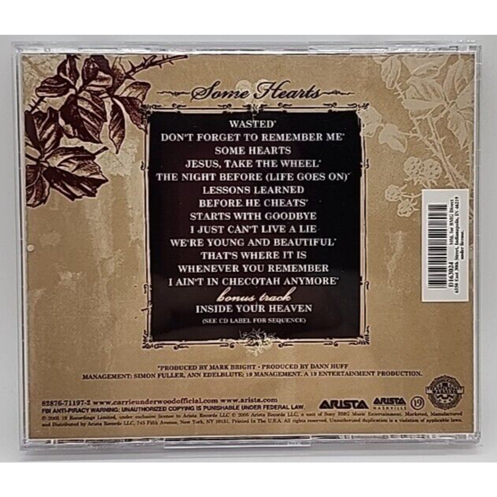 Some Hearts - Carrie Underwood CD
