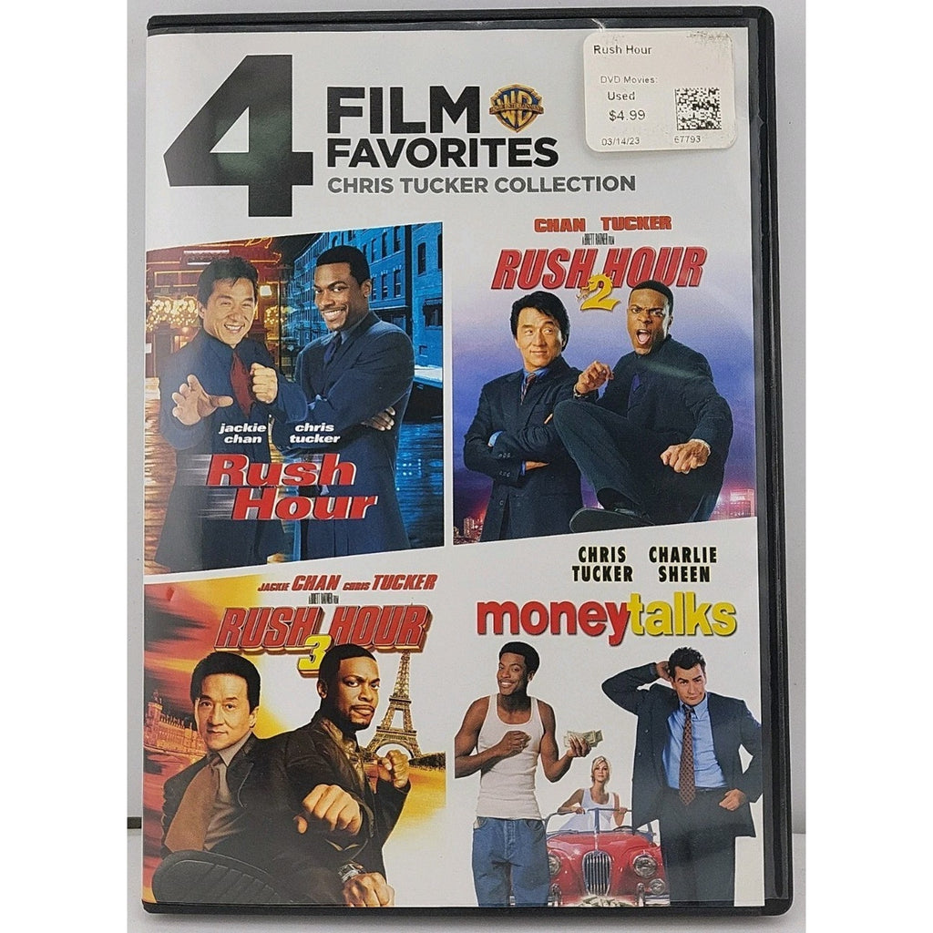 4 Film Favorites: Chris Tucker Collection MISSINGS RUSH HOUR & RUSH HOUR 2 (DVD)