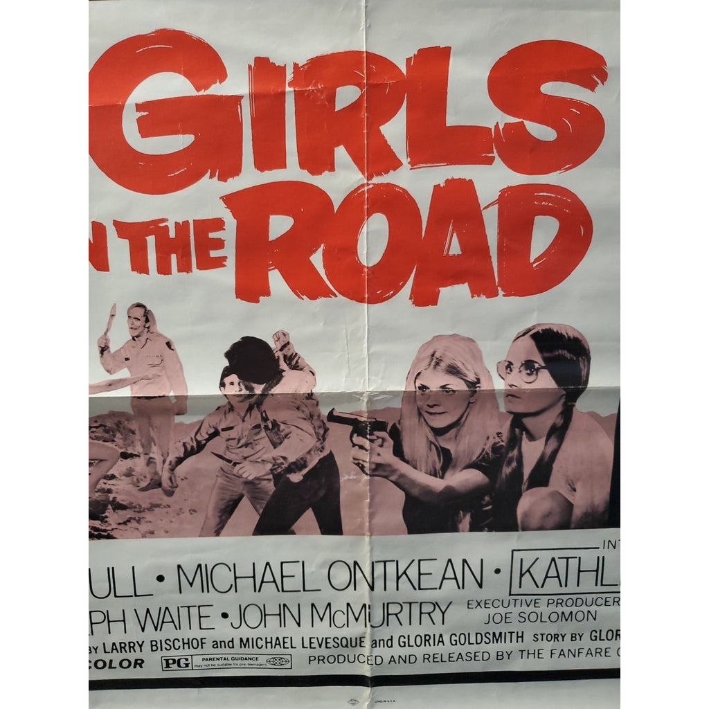 Girls On The Road Original 1sh Movie Poster Dianne Hull Michael Ontkean 27x40