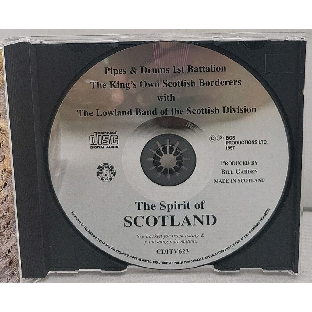 The Spirit of Scotland Pipes & Drums CD Scottish Military Band