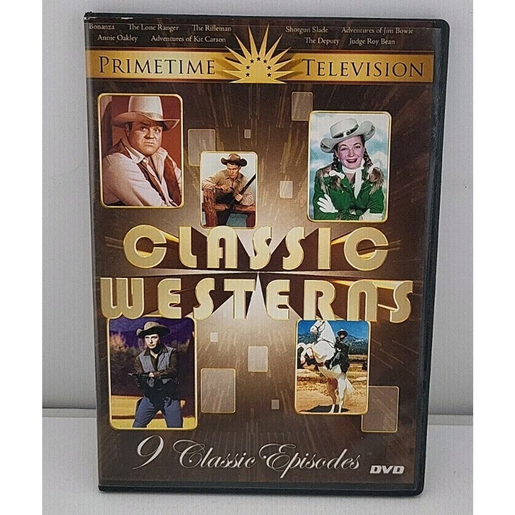 Primetime 9 Classic Westerns - DVD - 1 Disc