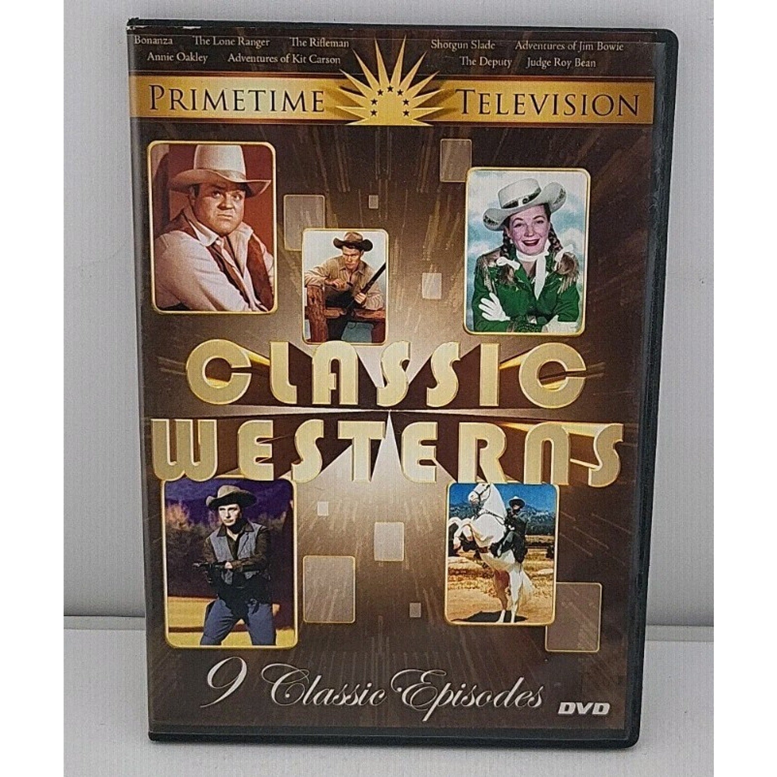 Primetime 9 Classic Westerns - DVD - 1 Disc