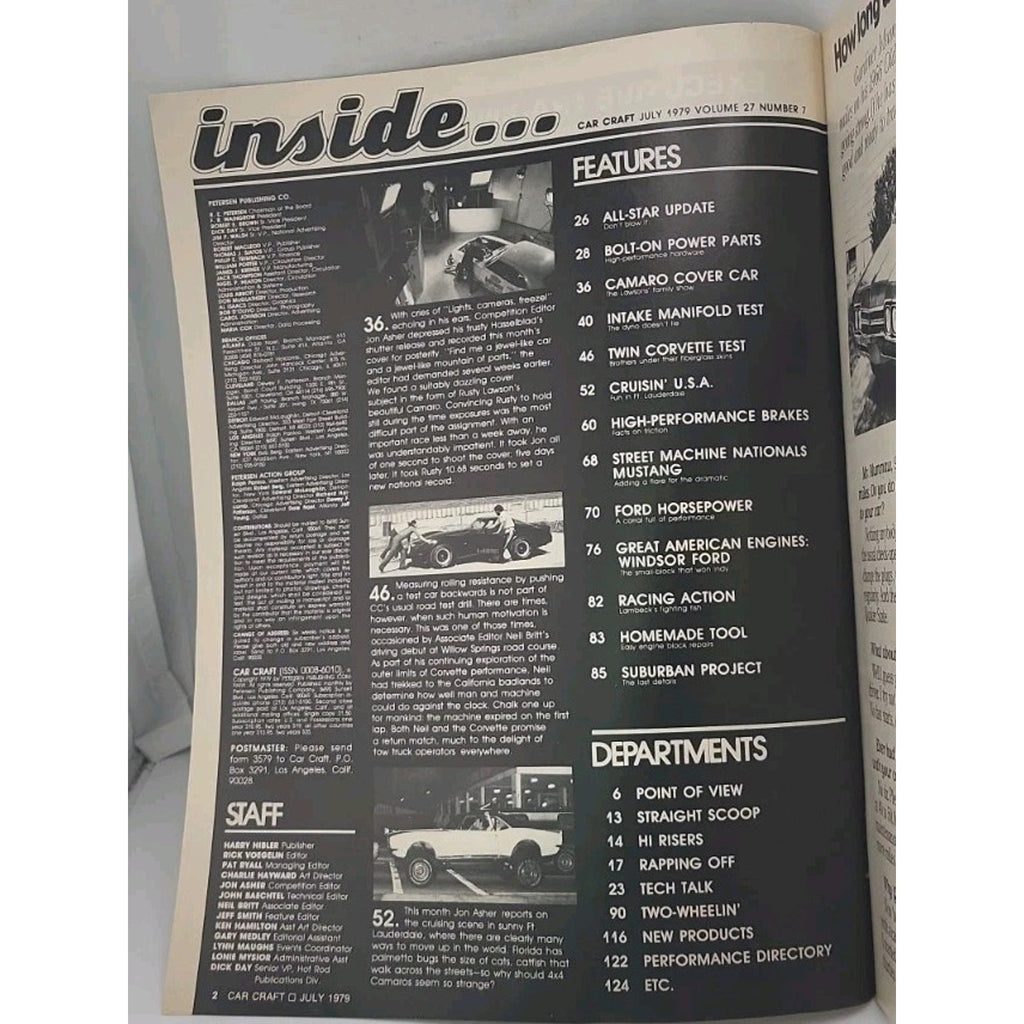 Car Craft Magazine - July 1979 - Volume 27 Number 7