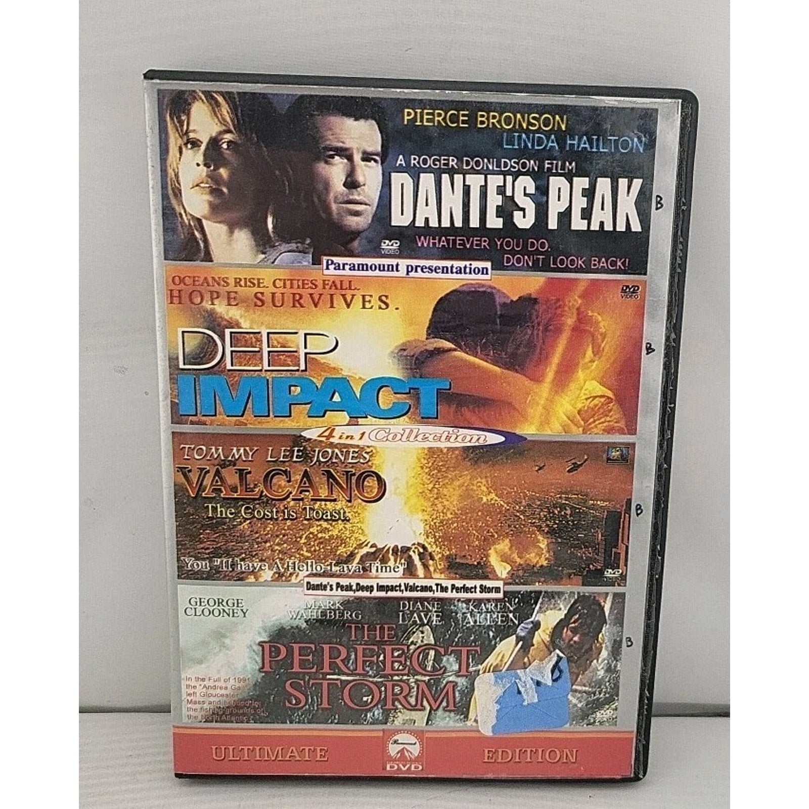 Dante's Peak - Deep Impact - Volcano - The Perfect Storm DVD