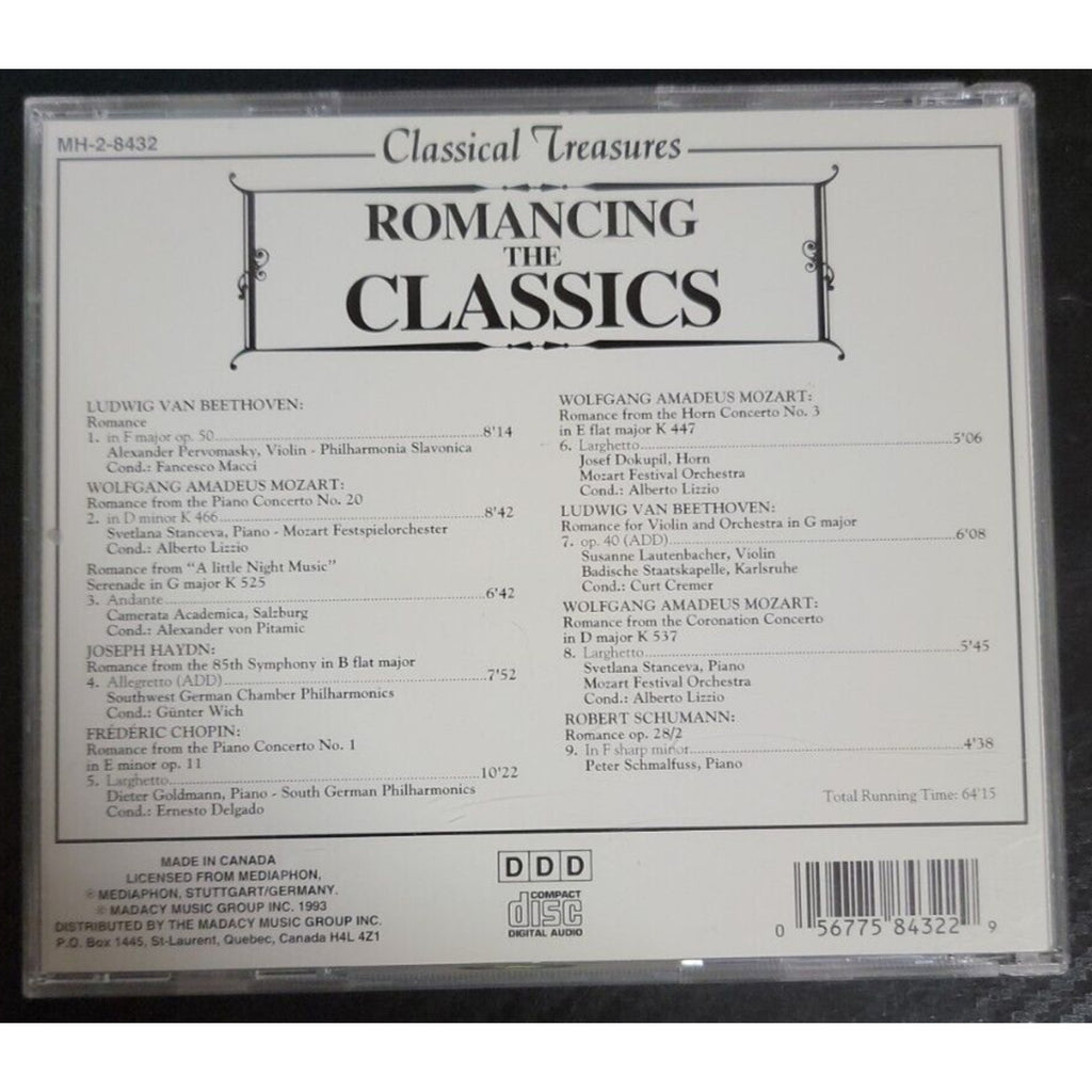 Romancing the Classics : Classical Treasures: Romancing the Class CD