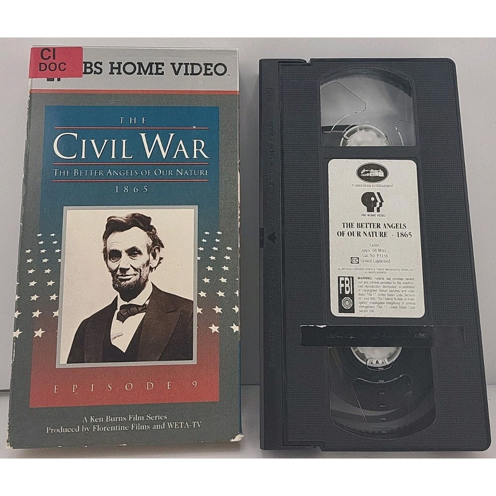 Civil War, The - Ep. 9 - The Better Angels of Our Nature (VHS, 1994)