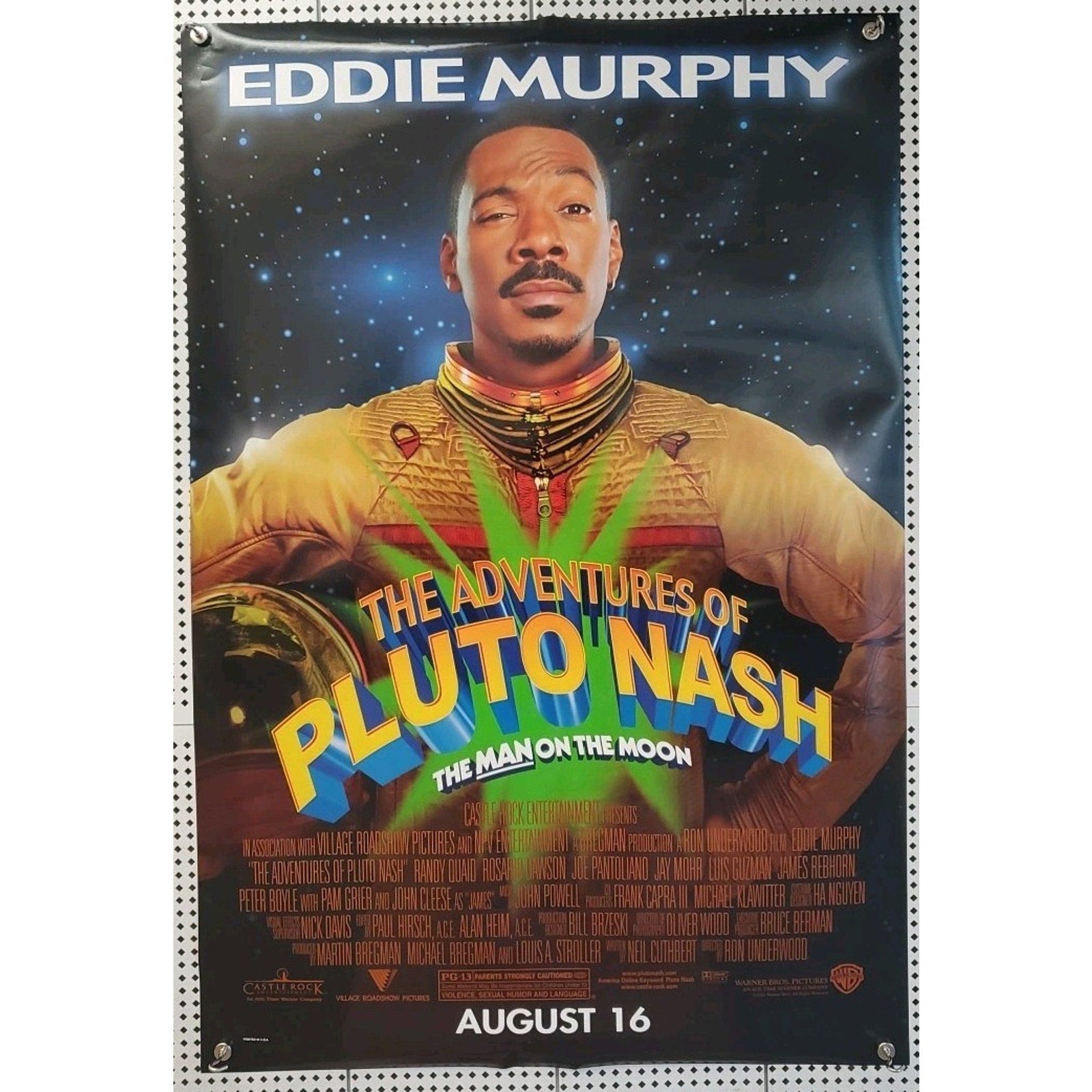 The Adventures Of Pluto Nash Original One Sheet Movie Poster - 2002 27x40