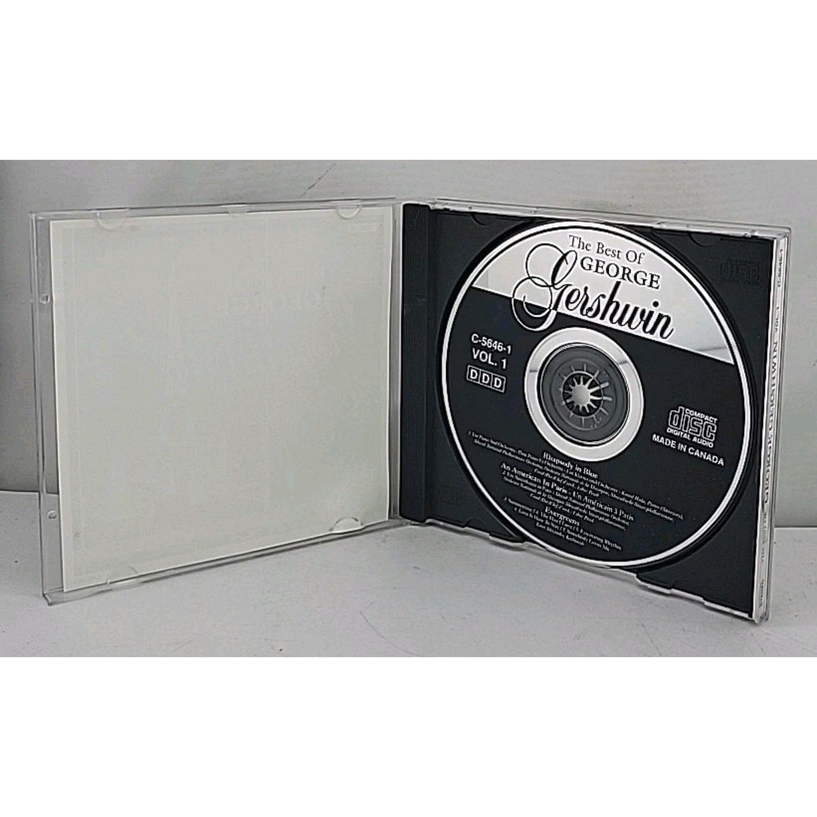 The Best of George Gershwin, Vol. 1 by George Gershwin (CD, 1992, Madacy)