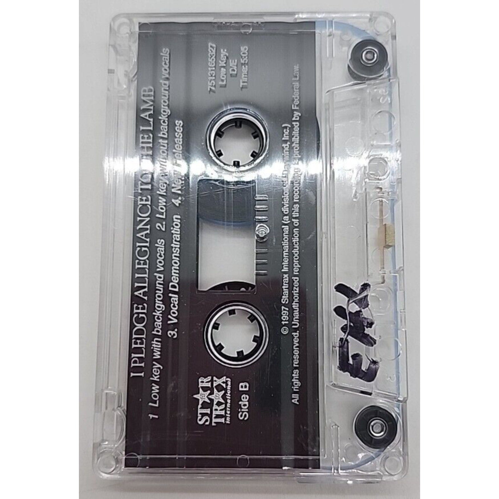 Star Trax International I Pledge Allegiance To The Lamb (Cassette)