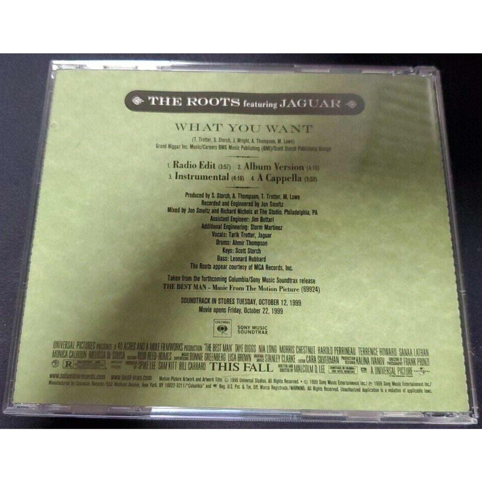 The Roots Featuring Jaguar What You Want (CD)